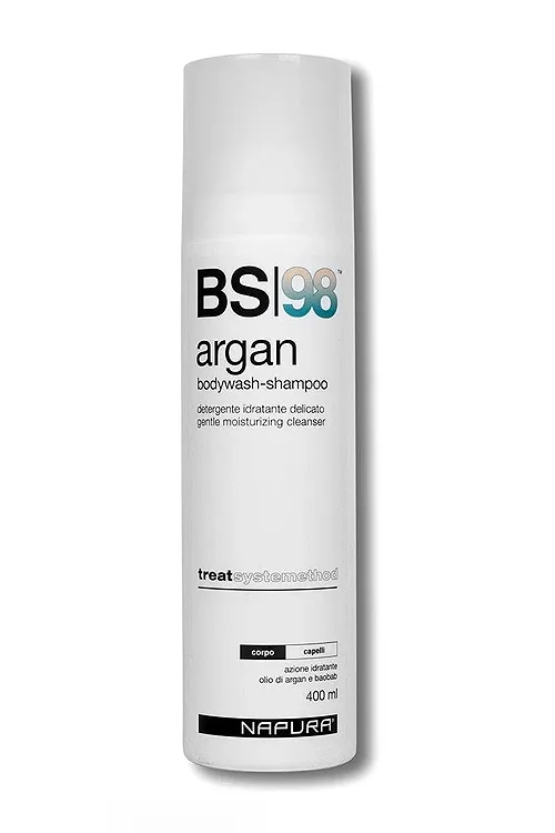 BS98 Argan. Аргановый шампунь для тела и волос BS98 Argan. Аргановый шампунь для тела и волос от Napura (Италия), 400 мл